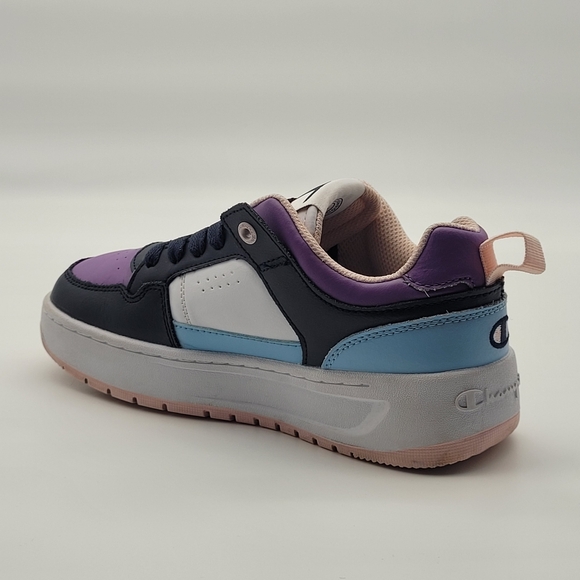 Champion Women's Drome Lo CB W Sneakers White/Navy/Candid/Mauve Size 6W, Used - Picture 7 of 12